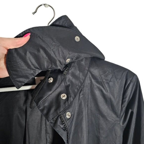 Helmut Lang black hooded trench coat size L - Picture 9 of 13